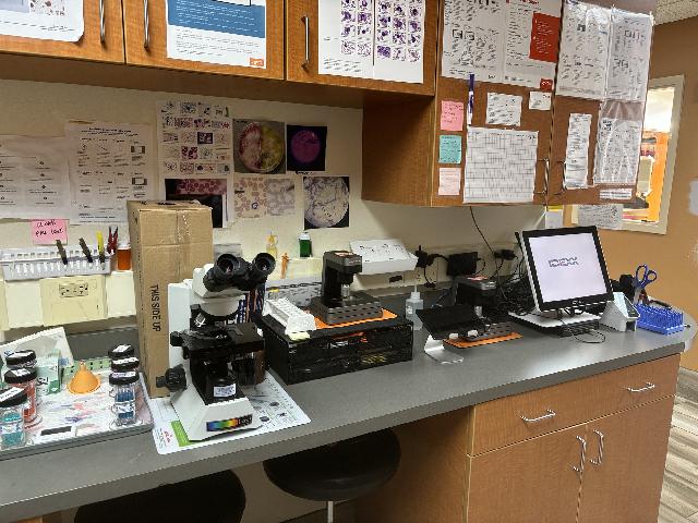 Lab area